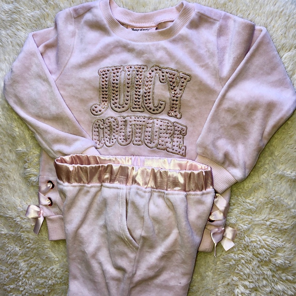 Juicy Couture velour sweater with pants